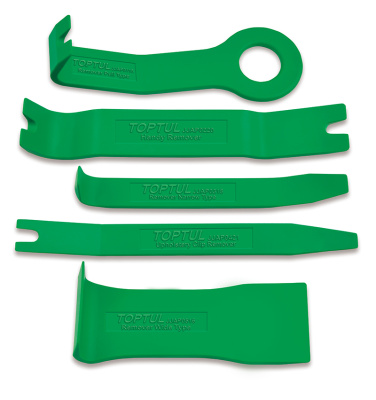 Набор съемников панелей салона 5 предметов TOPTUL JGAS0501 Набор съемников панелей салона 5 предметов TOPTUL JGAS0501