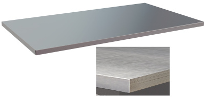 Оцинкованная столешница 01.319GL для верстака с двумя тумбами