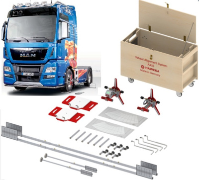 Стенд "сход-развал" для грузовых автомобилей Haweka AXIS 500  Стенд "сход-развал" для грузовых автомобилей Haweka AXIS 500