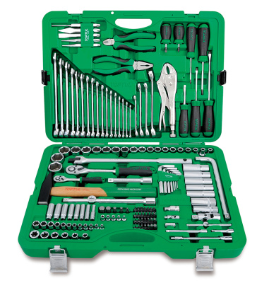 Набор инструментов в чемодане 1/4" и 1/2" 6-гр. 150 предметов TOPTUL GCAI150R Набор инструментов в чемодане 1/4" и 1/2" 6-гр. 150 предметов TOPTUL GCAI150R