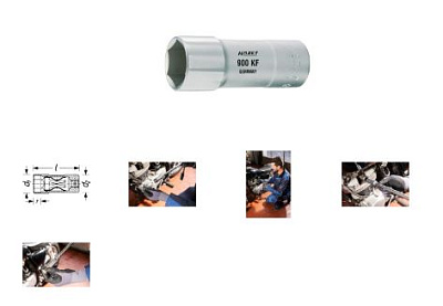 HAZET Свечная торцевая головка 